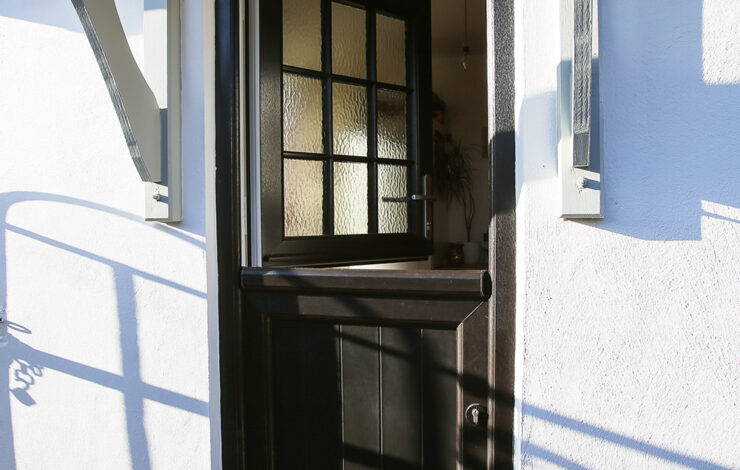 black stable doors